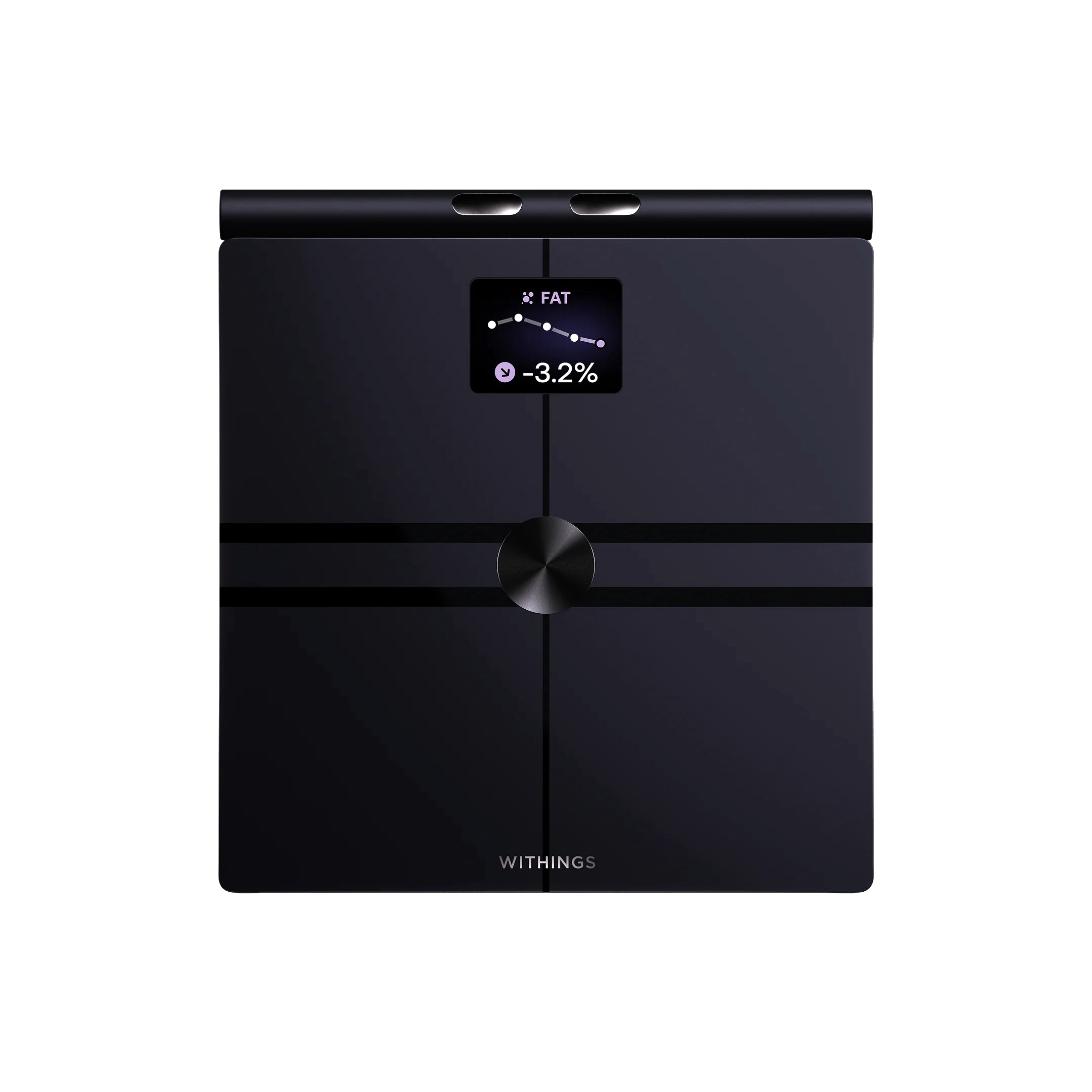 Withings - BodyFit Scale Black - Inteligentna Waga Łazienkowa