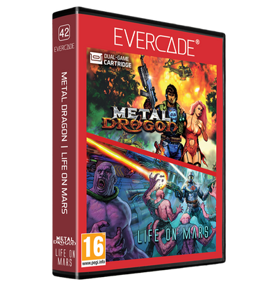 Evercade - Metal Dragon & Life on Mars - Zestaw Gier Retro