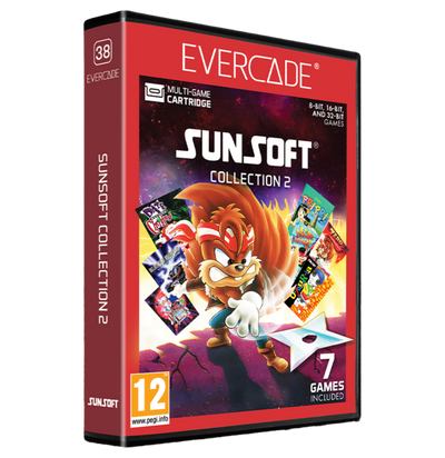 Evercade - Sunsoft Collection 2 - Zestaw Gier Retro