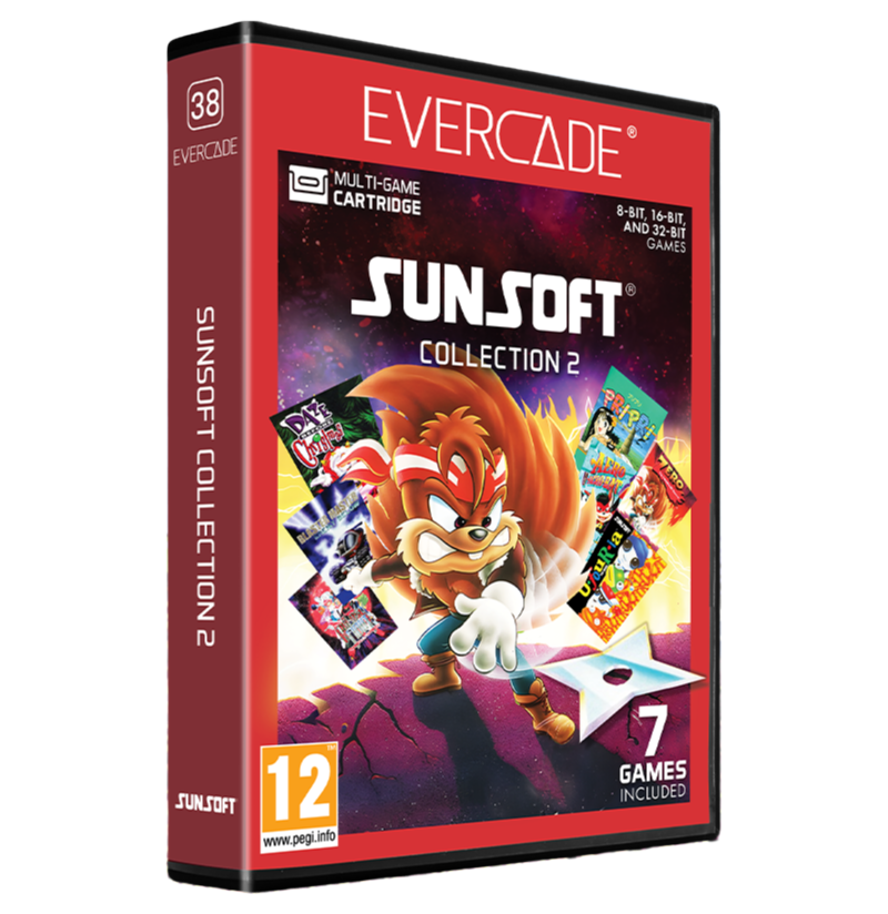 Evercade - Sunsoft Collection 2 - Zestaw Gier Retro