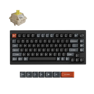 Keychron - V1 Ultra 8K Wireless Custom Mechanical Keyboard - Bezprzewodowa Klawiatura Mechaniczna