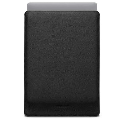 Czarna skórzana ochrona na MacBook Air 15 cali, minimalistyczne etui na laptopa