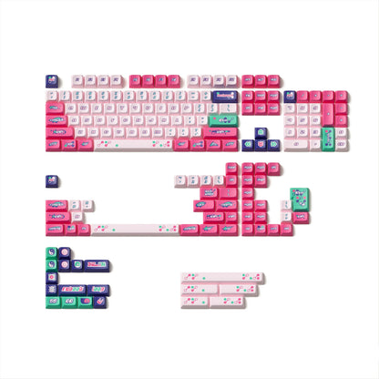 KeyTok - Y2K KDA Dye-sub PBT Keycaps - Nasadki do klawiatury mechanicznej