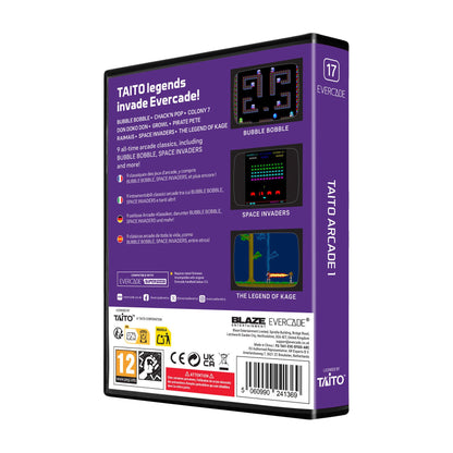 Evercade - TAITO Arcade 1 - Zestaw Gier Retro