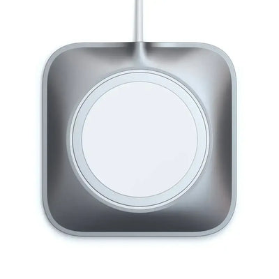 Aluminiowa stacja dokująca do ładowarki MagSafe, akcesorium do biurka, widok z góry