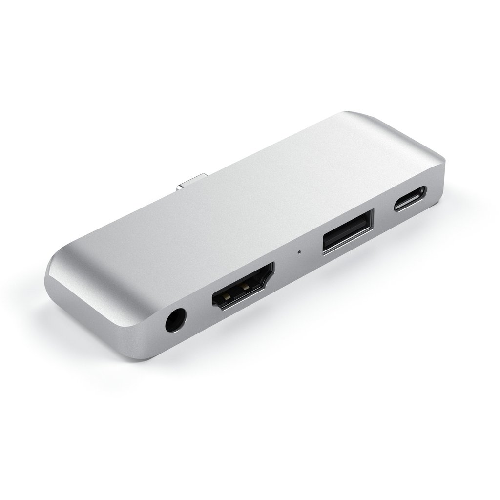 Satechi - Aluminum Type-C Mobile Pro Hub - Adapter Ipad i Tablet