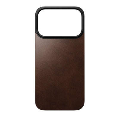 Nomad – Magnetic Leather Back for iPhone 17 Air / Pro / ProMax with MagSafe - Skórzane Etui z MagSafe