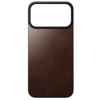 Nomad – Magnetic Leather Back for iPhone 17 Air/Pro/ProMax with MagSafe - Skórzane Etui z MagSafe