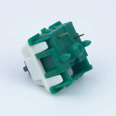 Mechaniczny switch do klawiatury, zielono-biały, akcesorium do personalizacji klawiatur