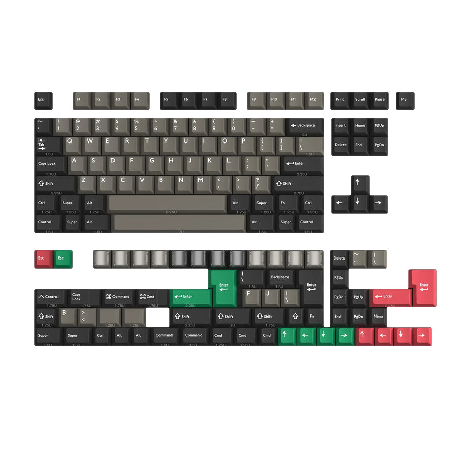 PBTfans - Dolch - Zestaw Keycapów Double-shot PBT | Shelter – Shelter.pl