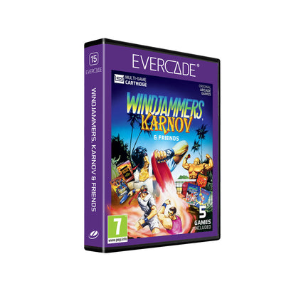 Evercade - Windjammers, Karnov & Friends - Zestaw Gier Retro