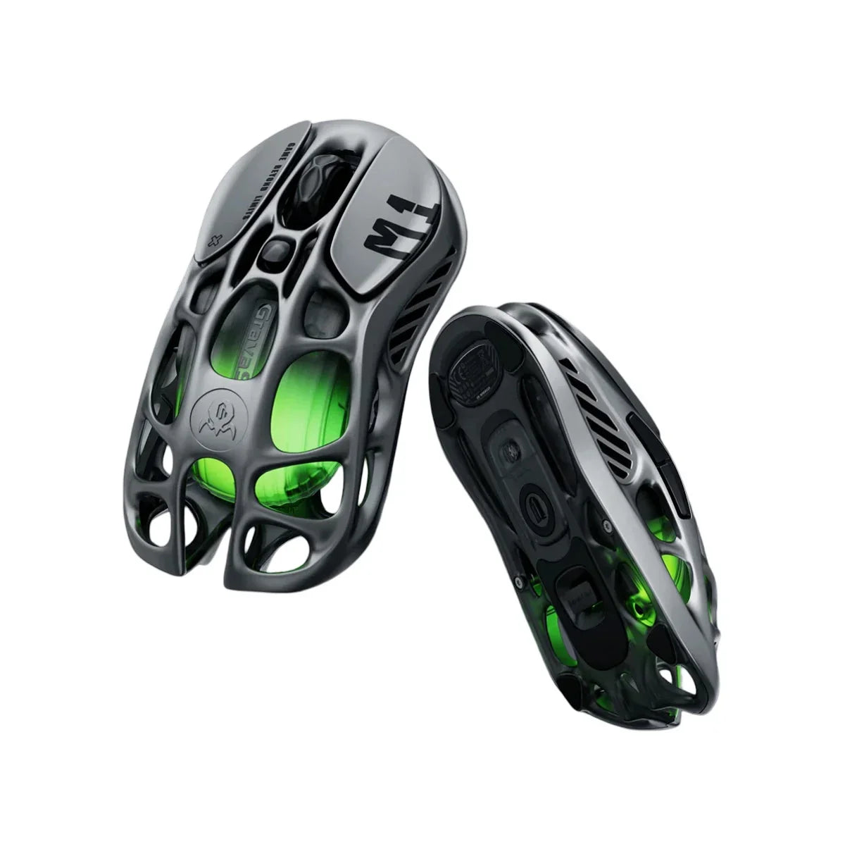 GravaStar - Mercury M1 Pro Gunmetal Gray - Wireless Gaming Mouse - Bezprzewodowa Myszka Gamingowa