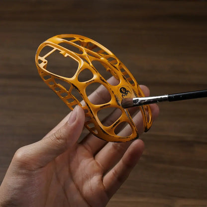 GravaStar - Mercury X Pro Special Edition Battle Worn-Yellow Wireless Gaming Mouse - Bezprzewodowa Myszka Gamingowa