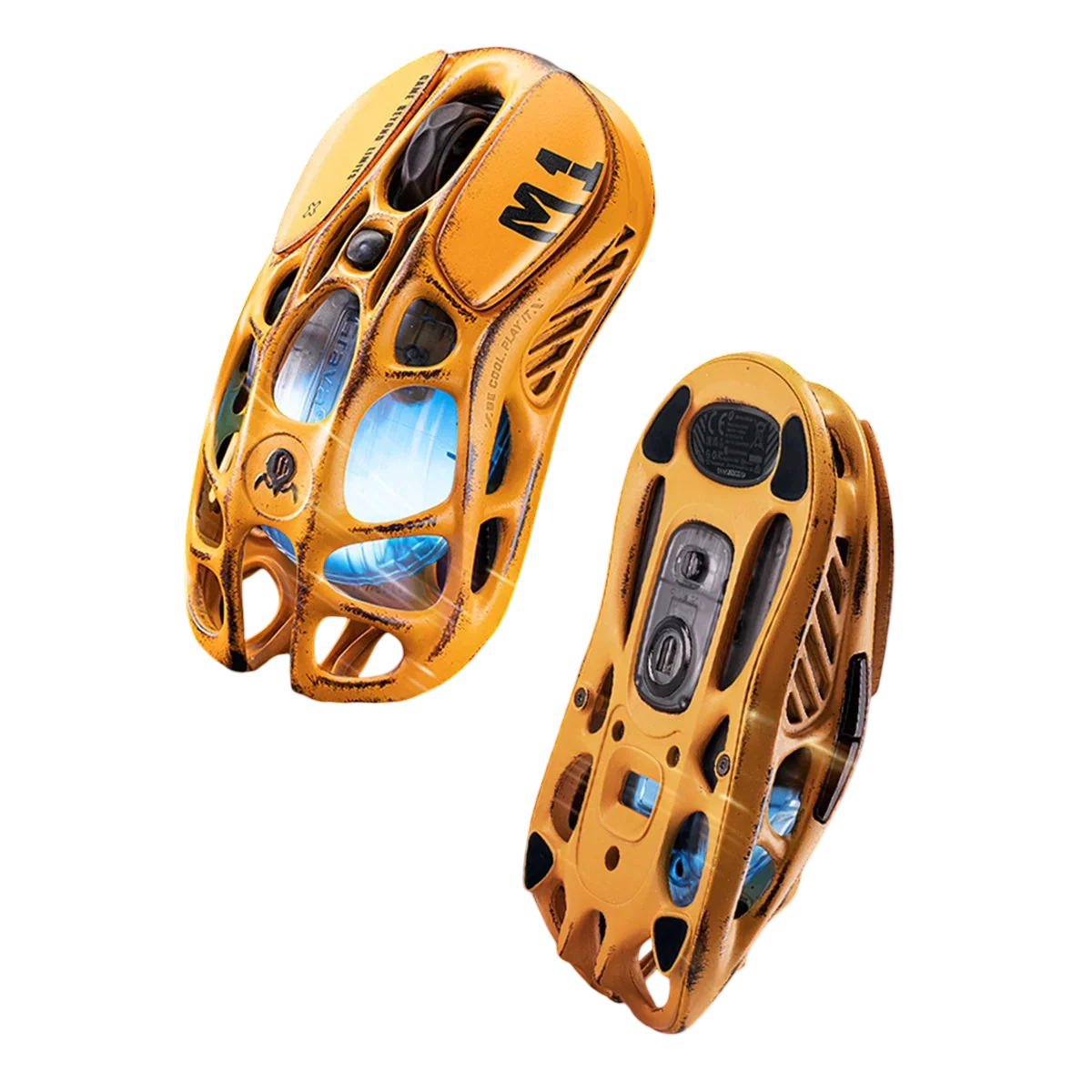 GravaStar - Mercury M1 Pro Special Edition Combat Yellow - Wireless Gaming Mouse - Bezprzewodowa Myszka Gamingowa