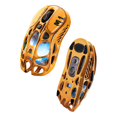 GravaStar - Mercury M1 Pro Special Edition Combat Yellow - Wireless Gaming Mouse - Bezprzewodowa Myszka Gamingowa