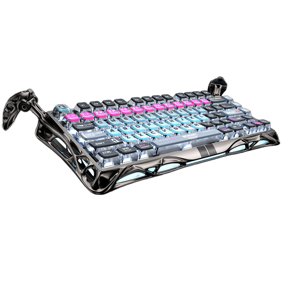 GravaStar - Mercury V75 Pro Cyberpunk Wired Magnetic Keyboard - Przewodowa Klawiatura Magnetyczna