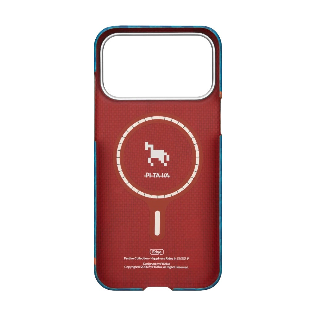 Pitaka - Happiness Rides Edge Case for iPhone 17 Pro / Pro Max - Ultracienkie Etui do iPhona
