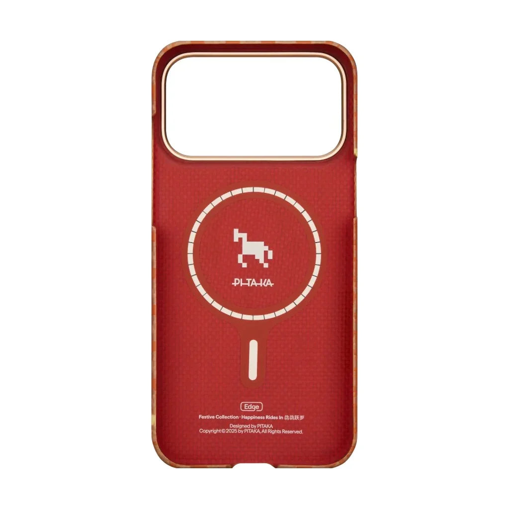 Pitaka - Happiness Rides Edge Case for iPhone 17 Pro / Pro Max - Ultracienkie Etui do iPhona