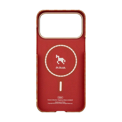 Pitaka - Happiness Rides Edge Case for iPhone 17 Pro / Pro Max - Ultracienkie Etui do iPhona