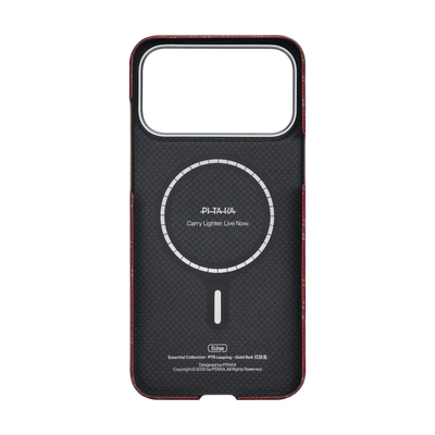 PITAKA - Leaping Edge Case Gold Red - Ultracienkie Etui do iPhona