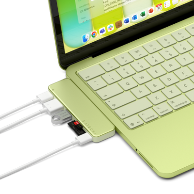 Satechi - 5-in-1 USB-C Snap Hub - Adapter do Urządzeń Mobilnych