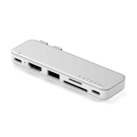 Satechi - 5-in-1 USB-C Snap Hub - Adapter do Urządzeń Mobilnych