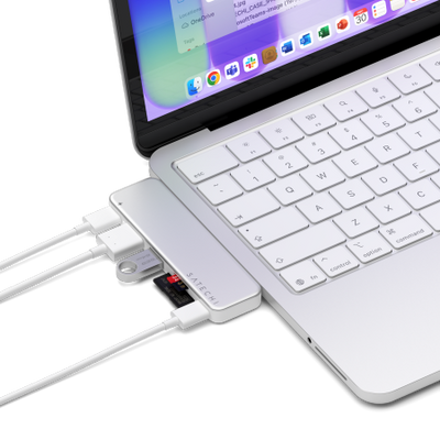 Satechi - 5-in-1 USB-C Snap Hub - Adapter do Urządzeń Mobilnych