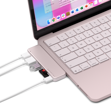 Satechi - 5-in-1 USB-C Snap Hub - Adapter do Urządzeń Mobilnych