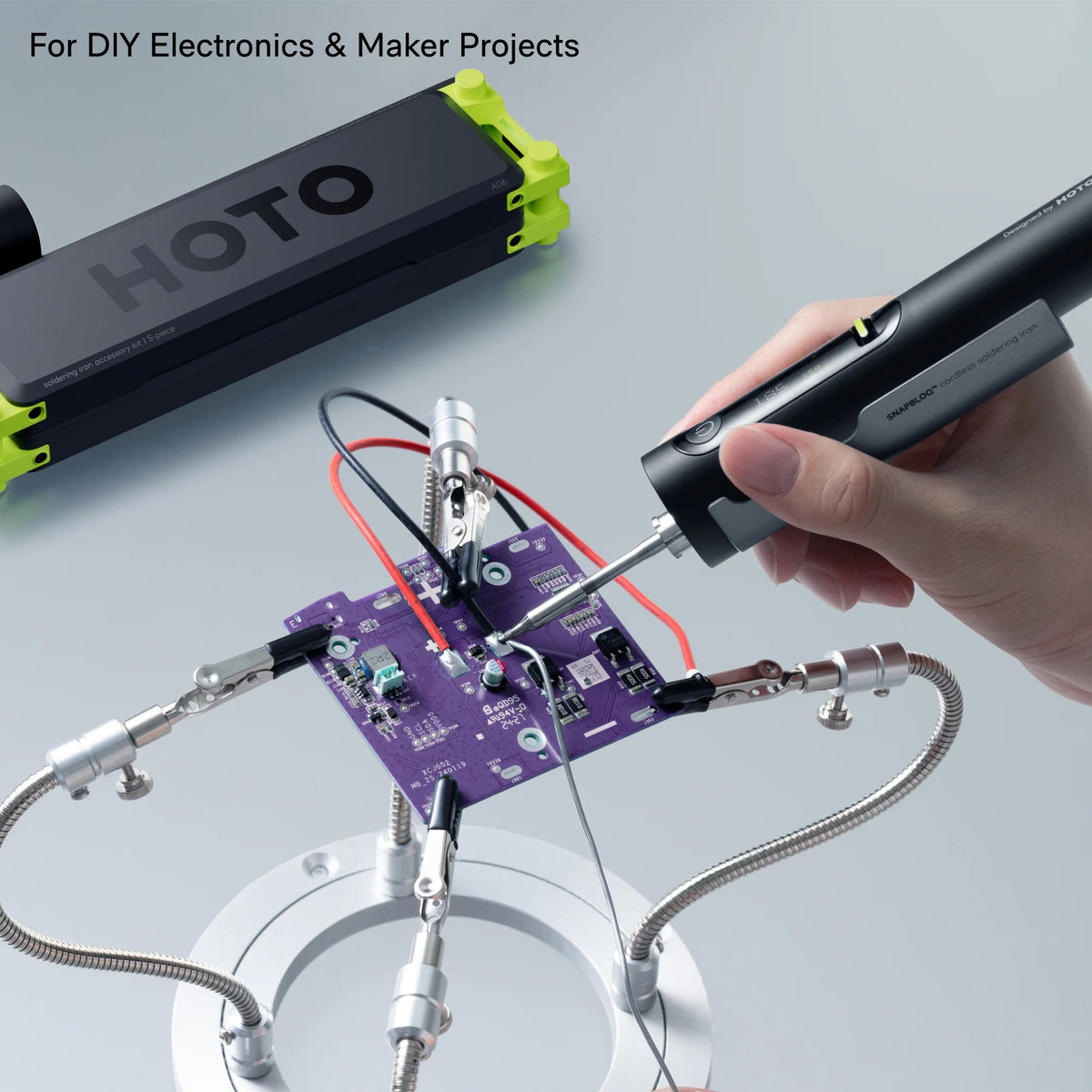 HOTO - SNAPBLOQ I-A06 Cordless Soldering Iron Set - Zestaw Lutowniczy Bezprzewodowy
