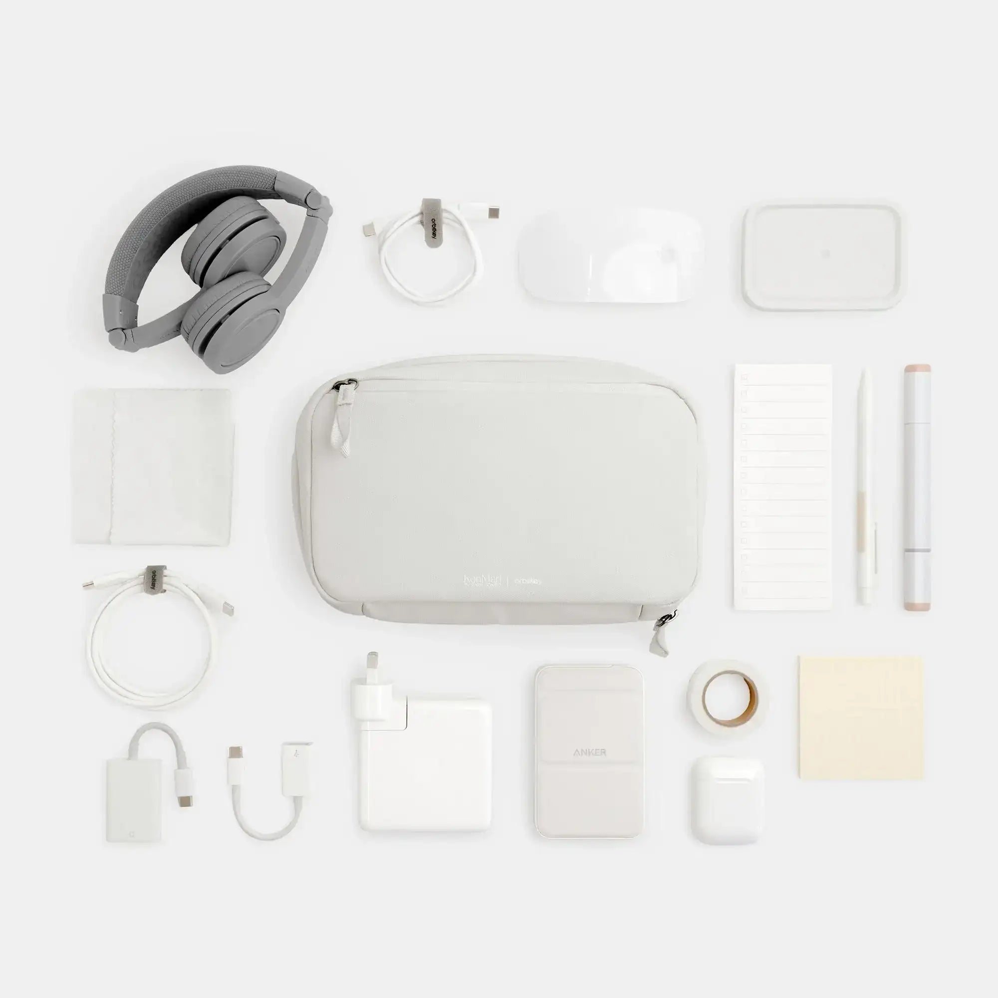 Orbitkey x KonMari - 2-in-1 Tech Accessory Pouch - Organizer na Akcesoria