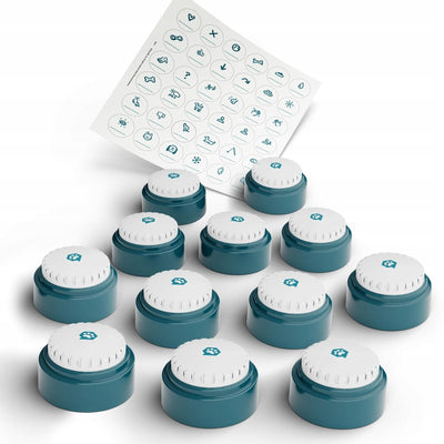 FluentPet - Speak Up Buttons - Zestaw 12 Przycisków do Komunikacji