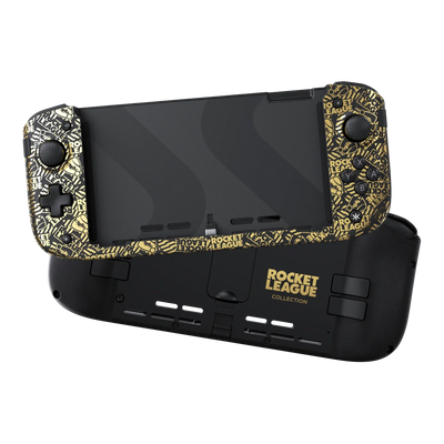 CRKD - Nitro Deck+ Rocket League Gold Edition with Carry Case - Kontroler Bezprzewodowy z Etui do Nintendo Switch