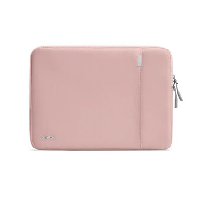 Różowa etui na laptopa z zamkiem, idealne do home office i biurka