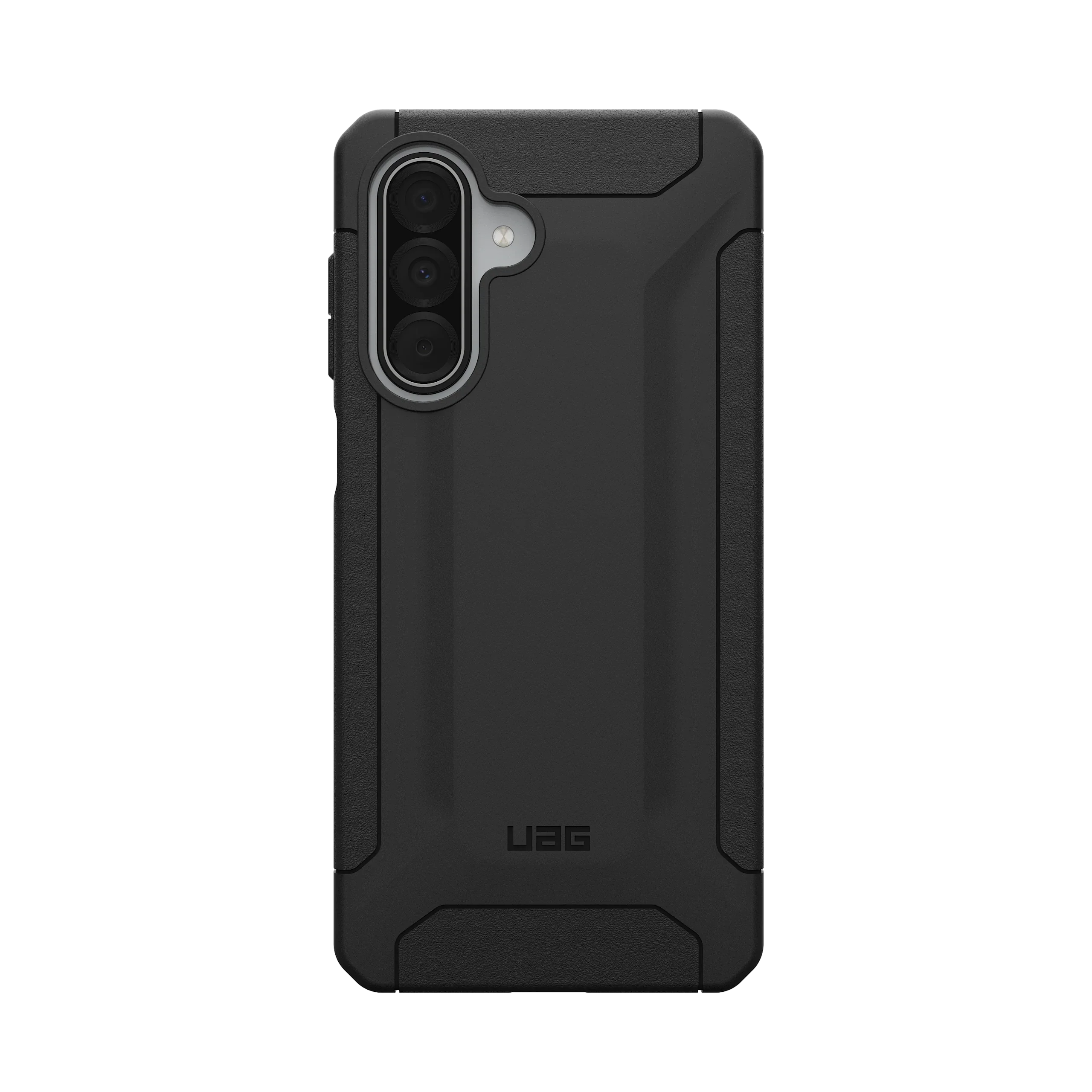 Czarny etui UAG na telefon z trzema aparatami, ochrona dla smartfona