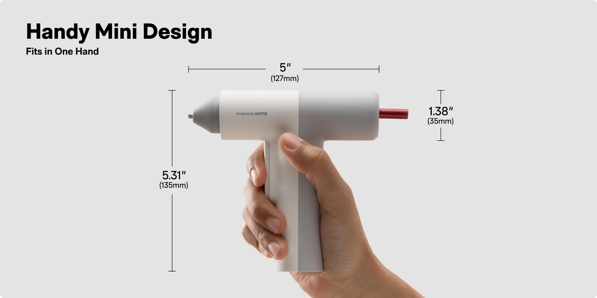 Hoto - EasyFlow Cordless Auto Dispensing Glue Gun - Bezprzewodowy Automatyczny Pistolet do Kleju na Gorąco