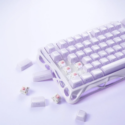 GravaStar - Mercury K1 Special Edition Lavender Purple Wireless Mechanical Keyboard - Bezprzewodowa Klawiatura Mechaniczna