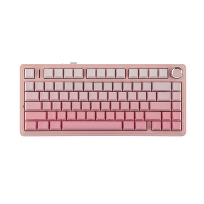 AULA - F75 Wireless Mechanical Keyboard - Bezprzewodowa Klawiatura Mechaniczna - Gradient Pink Side-Engraved