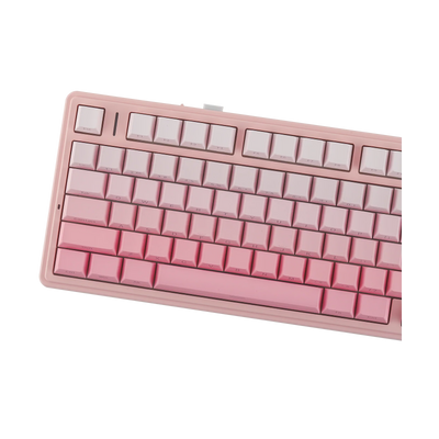 AULA - F75 Wireless Mechanical Keyboard - Bezprzewodowa Klawiatura Mechaniczna - Gradient Pink Side-Engraved