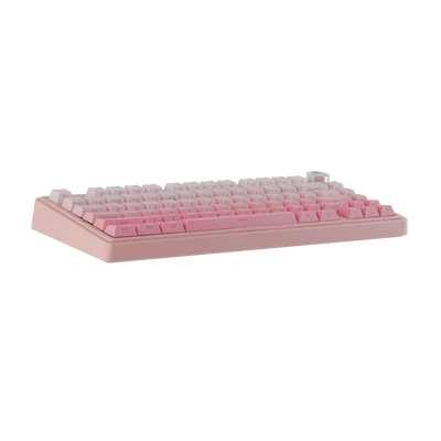 AULA - F75 Wireless Mechanical Keyboard - Bezprzewodowa Klawiatura Mechaniczna - Gradient Pink Side-Engraved