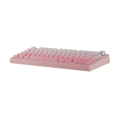 AULA - F75 Wireless Mechanical Keyboard - Bezprzewodowa Klawiatura Mechaniczna - Gradient Pink Side-Engraved