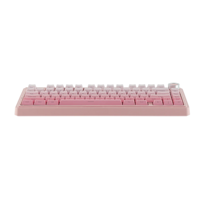 AULA - F75 Wireless Mechanical Keyboard - Bezprzewodowa Klawiatura Mechaniczna - Gradient Pink Side-Engraved