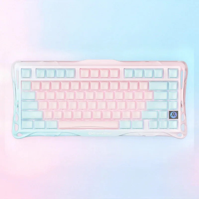 GravaStar - Mercury K1 Lite Special Edition Lumen Rose Wireless Mechanical Keyboard - Bezprzewodowa Klawiatura Mechaniczna