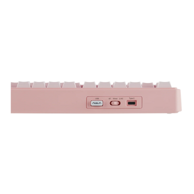 AULA - F75 Wireless Mechanical Keyboard - Bezprzewodowa Klawiatura Mechaniczna - Gradient Pink Side-Engraved