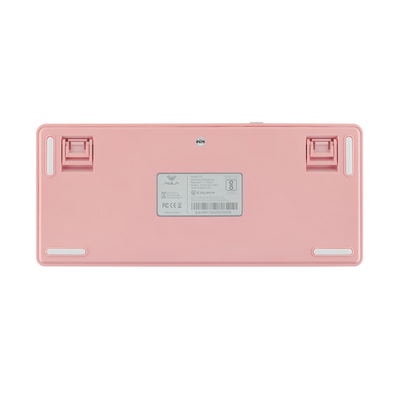 AULA - F75 Wireless Mechanical Keyboard - Bezprzewodowa Klawiatura Mechaniczna - Gradient Pink Side-Engraved