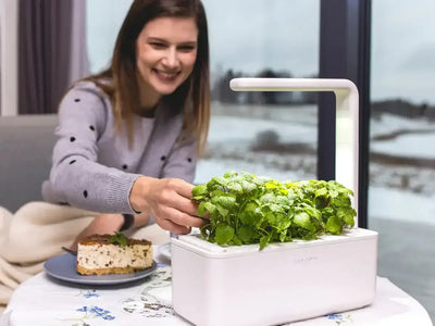 Click & Grow - Smart Garden 3 Indoor Starter Kit - Doniczka z Lampą Led do Uprawy Roślin