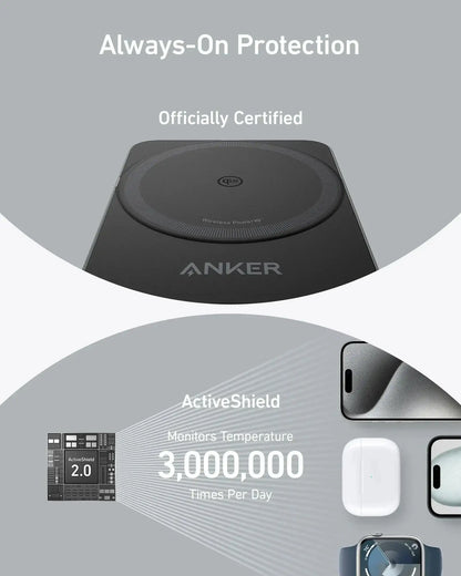 Anker - MagGo Wireless Charging Station (Foldable 3-in-1) - Ładowarka Składana z MagSafe