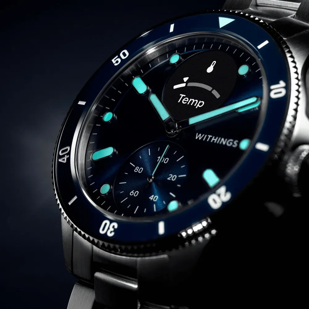 Withings - ScanWatch Nova - Elegancki Smartwatch Monitorujący Zdrowie 42 mm