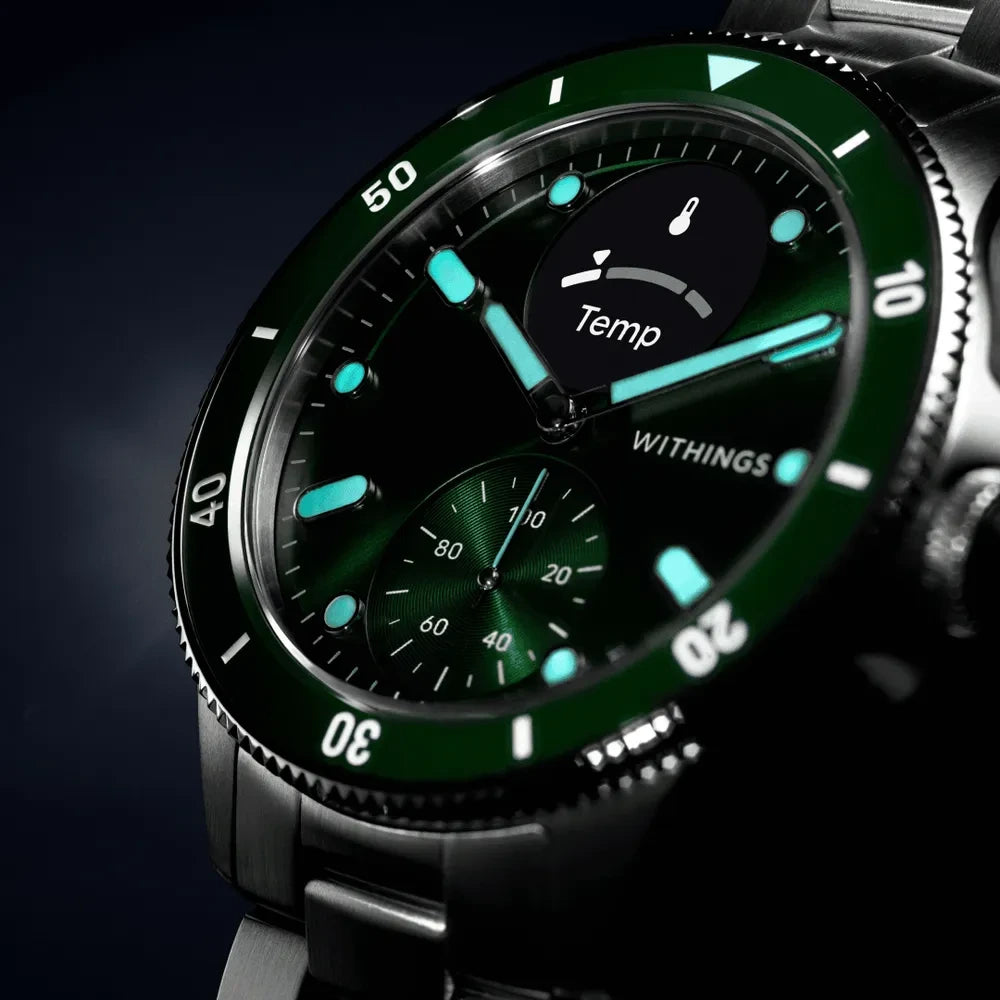 Withings - ScanWatch Nova - Elegancki Smartwatch Monitorujący Zdrowie 42 mm
