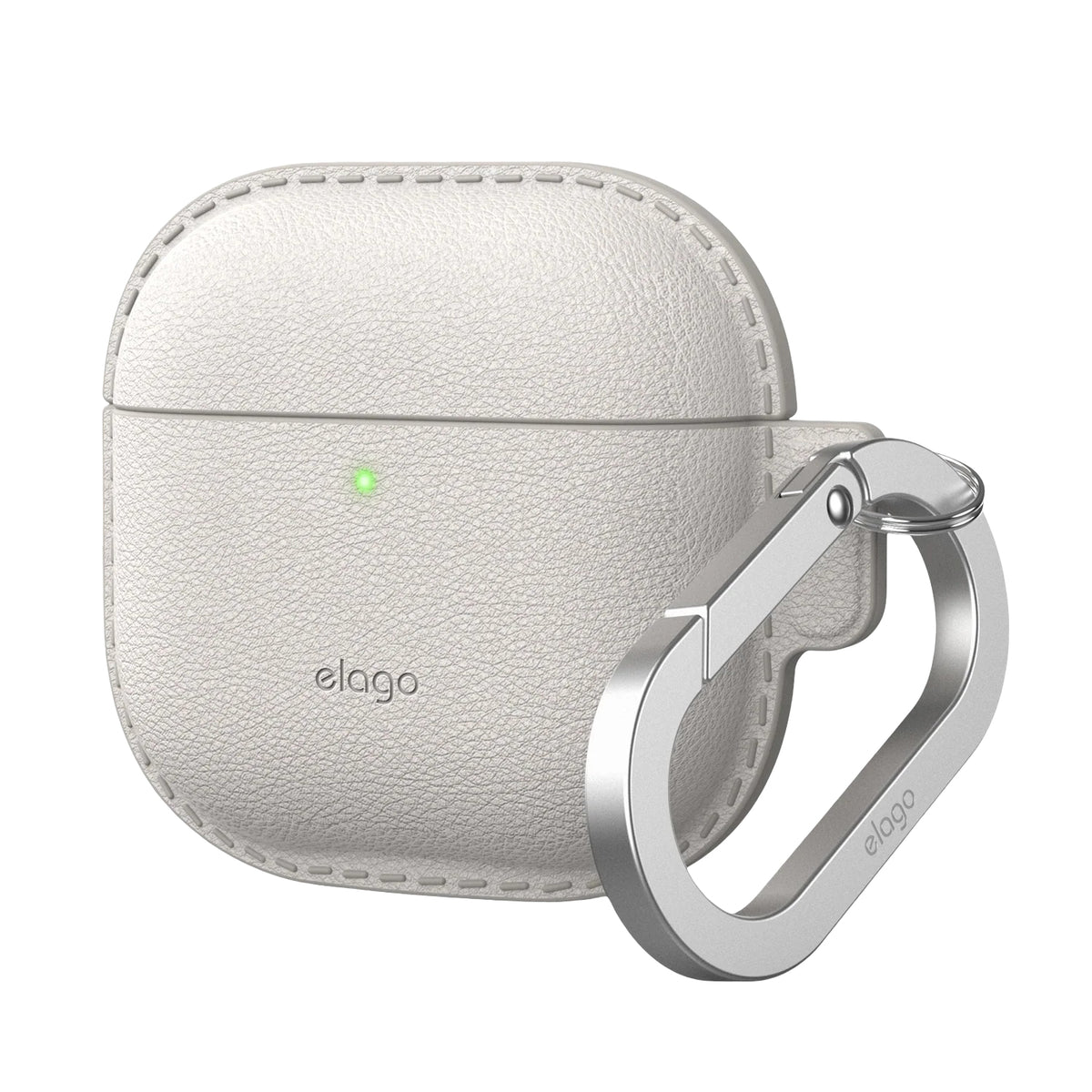 Elago - Leather-Touch Silicone Hang Case - Silikonowe etui z fakturą skóry do AirPods 4