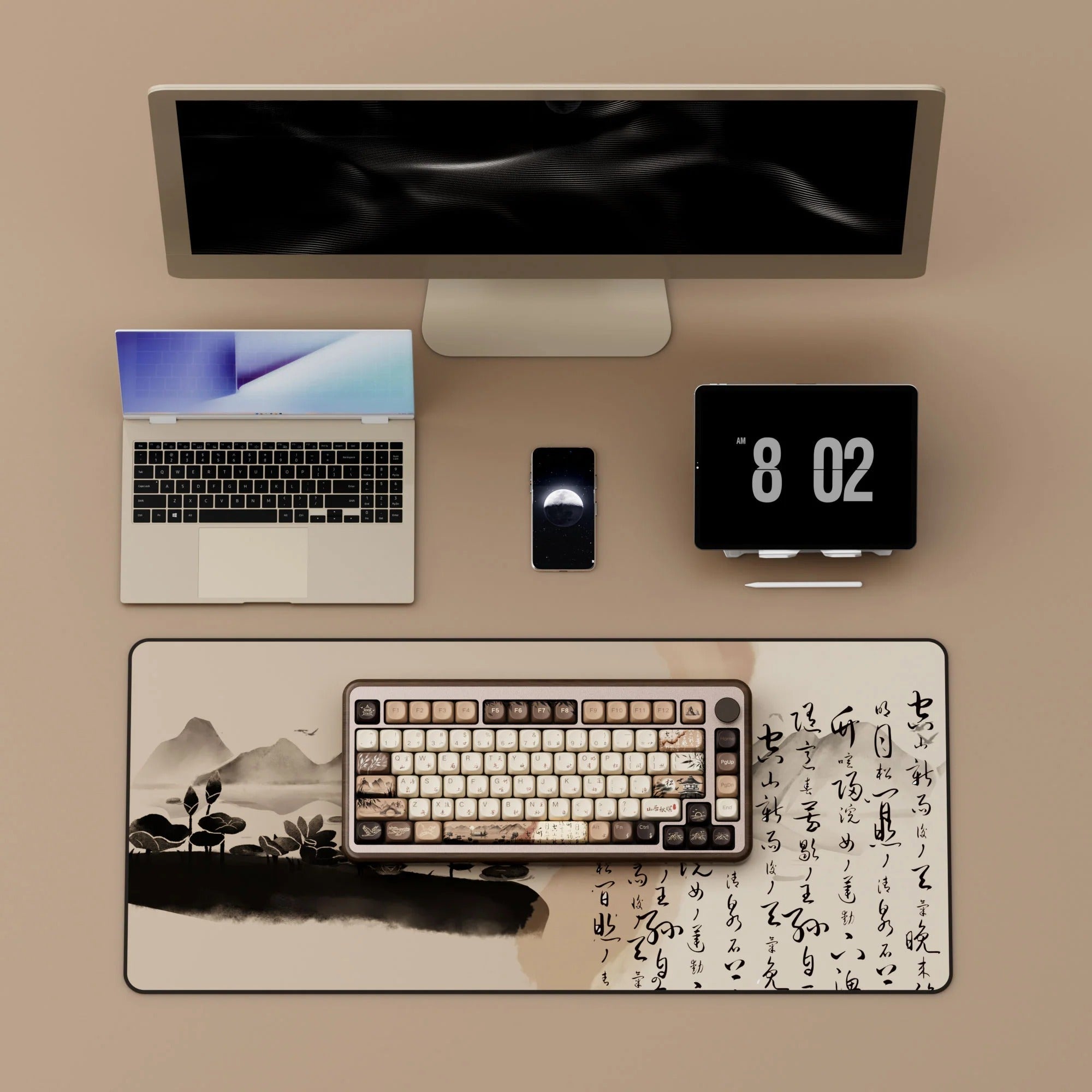 Akko - MU02 Mountain Seclusion Wooden Mechanical Keyboard - Drewniana Klawiatura Mechaniczna